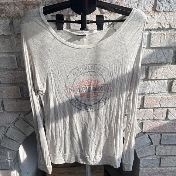 Harley-Davidson Cream Long Sleeve Tee - Picture 1 of 6
